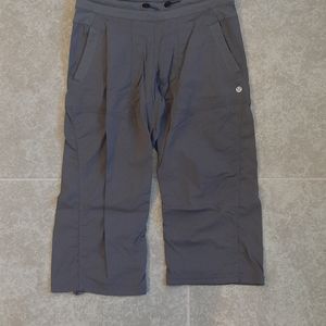 Lululemon gray studio crop pants